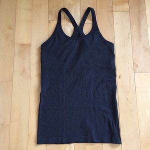 Lululemon Ebb to street tank ribbed with bra